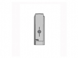 FESTO CPE14-M1BH-5/3G-1/8 Solenoid Valve 196937 Width 14 mm